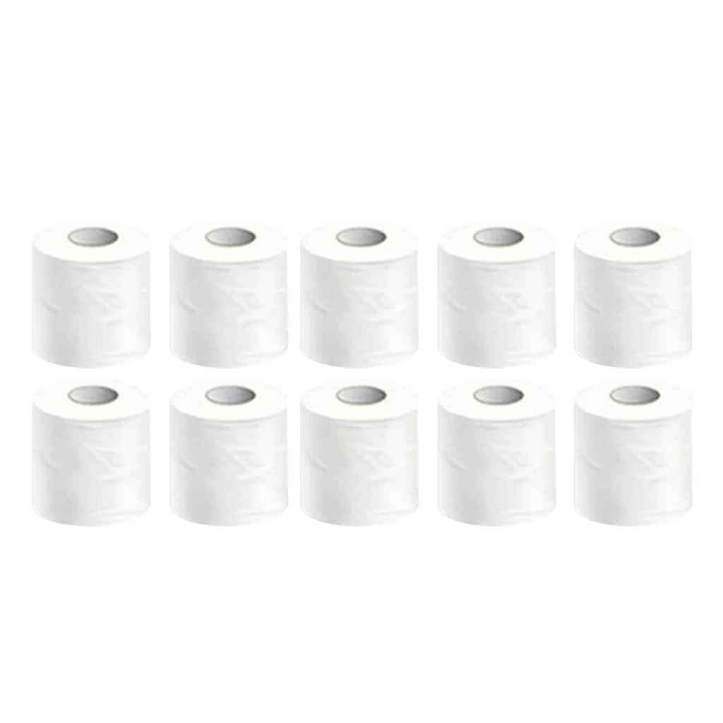 10 Rolls Comfortable 4 Ply Soft Professional Series Toilet Paper Strong and Highly Absorbent Tissue Roll | Обустройство дома