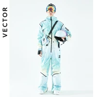 vector extra thick men women ski pants straight full overalls winter warm windproof waterproof outdoor sports snowboard snow