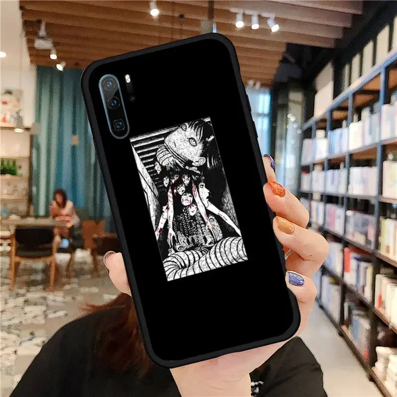 

horror comic Tomie Junji Itou Phone Cases For Huawei honor Mate P 9 10 20 30 40 Pro 10i 7 8 a x Lite nova 5t Soft silicone funda