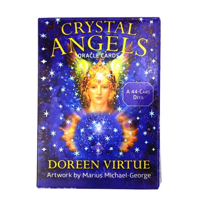 

Crystal Angel Oracle Cards Family Party Board Game Divination Fate Full English 44 Cards Deck Tarot Tarot Decks