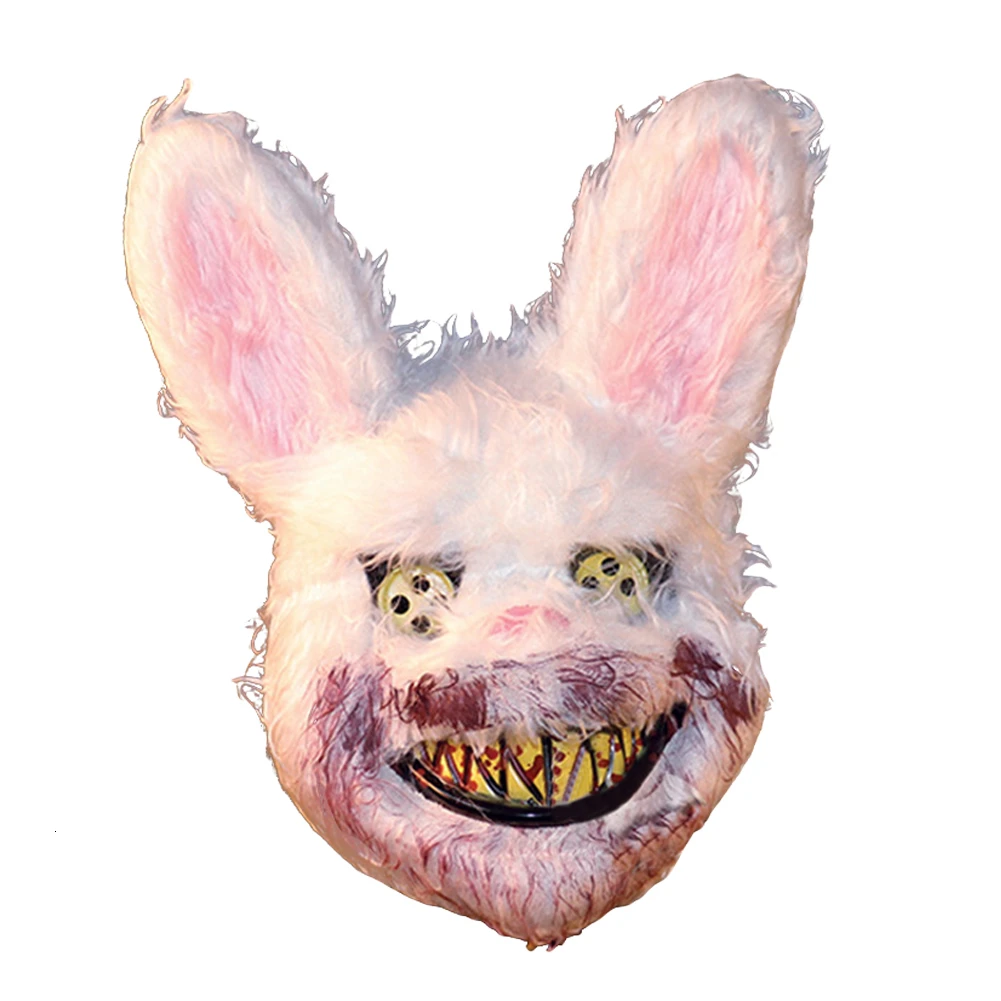 Новая маска на Хэллоуин кровавый плюшевый мишка и убийца кролик Маскарад