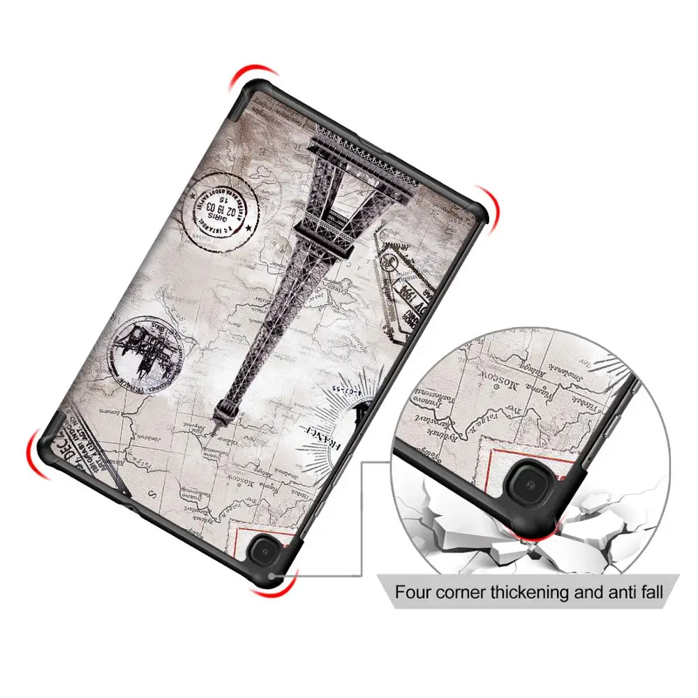 

For Samsung Galaxy Tab S6 Lite Case 10.4 Inch Samsung Tab S6 Lite SM P610 P615 Pu Leather Protective Case Cover