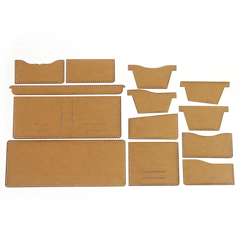 13 шт. универсальный шаблон трафарета бумажника DIY Кожа ремесло тотализатор
