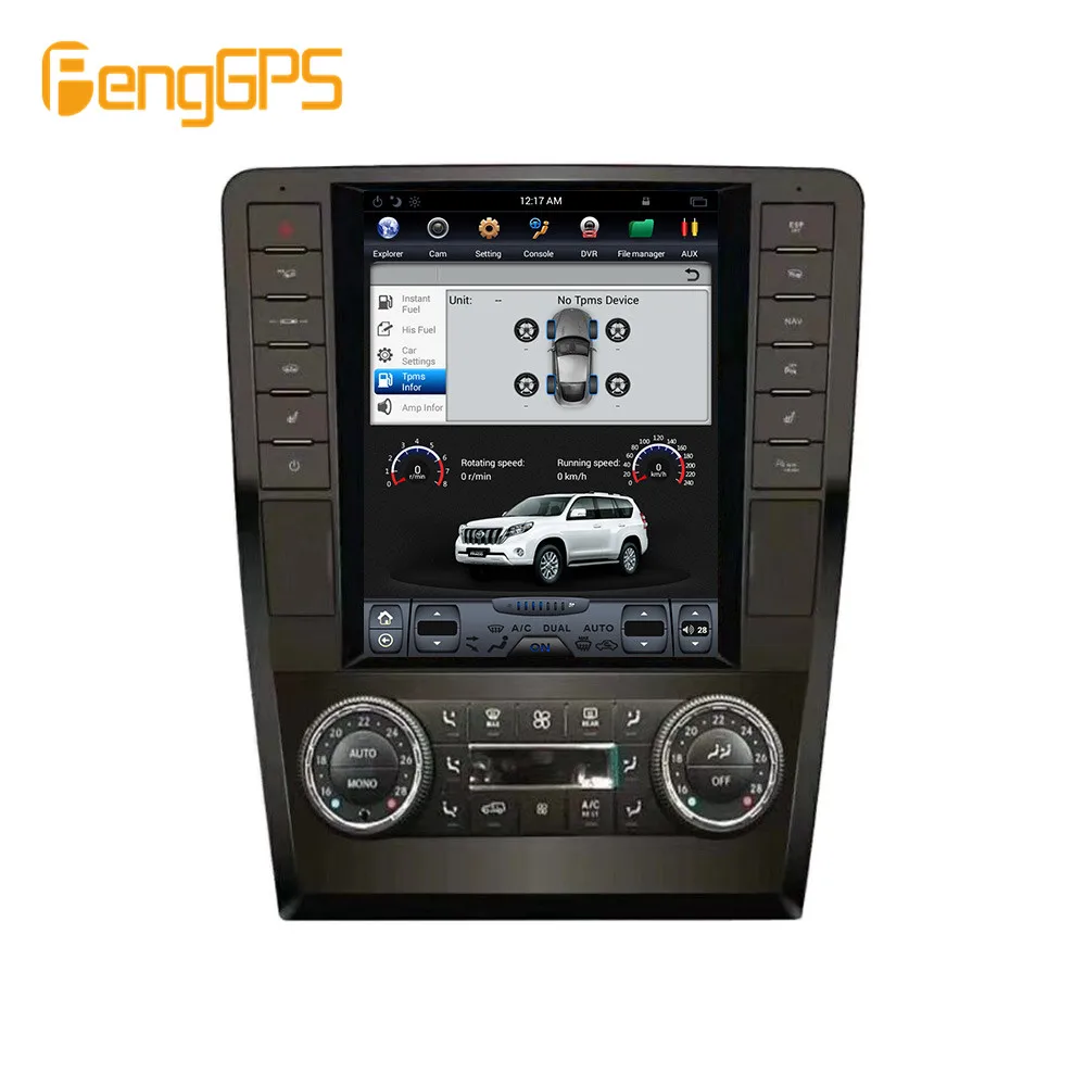 Tesla Android автомобильный мультимедийный радио без dvd-плеера для Mercedes-Benz GL ML W164 X164 2005-2011 gps навигация головное устройство аудио