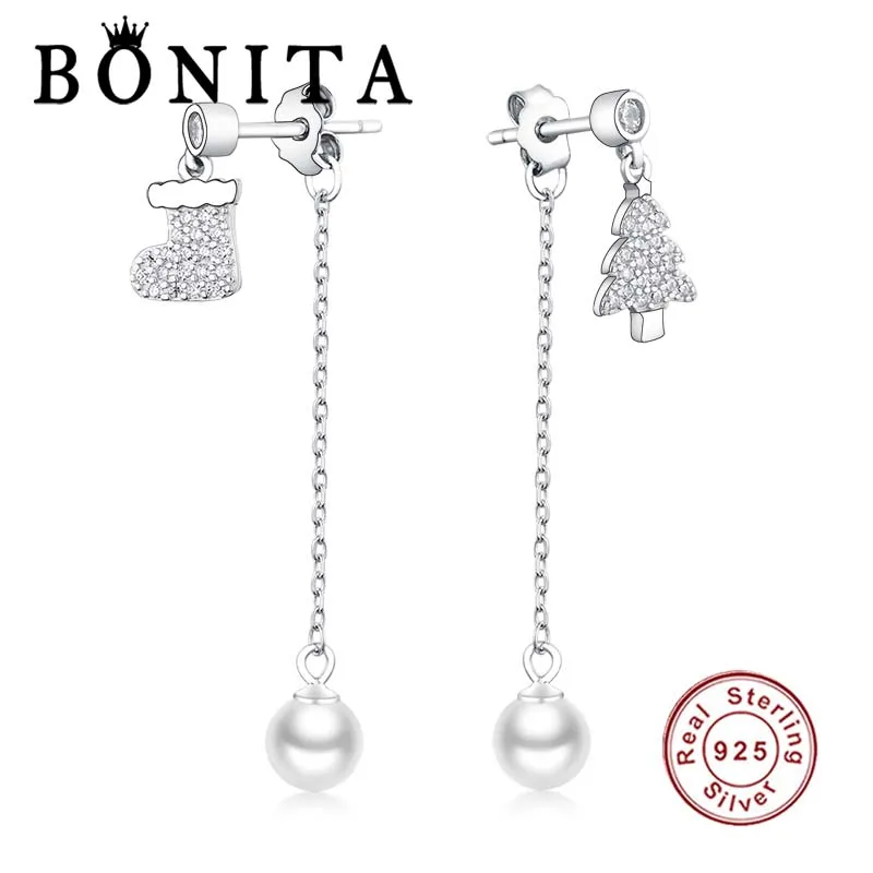 Женские серьги Елка и сапоги из серебра 925 пробы | Украшения аксессуары