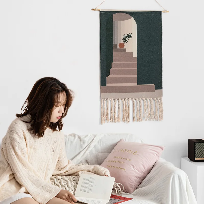 Аксессуары для украшения дома настенное покрывало спальни гостиницы|Гобелен| |