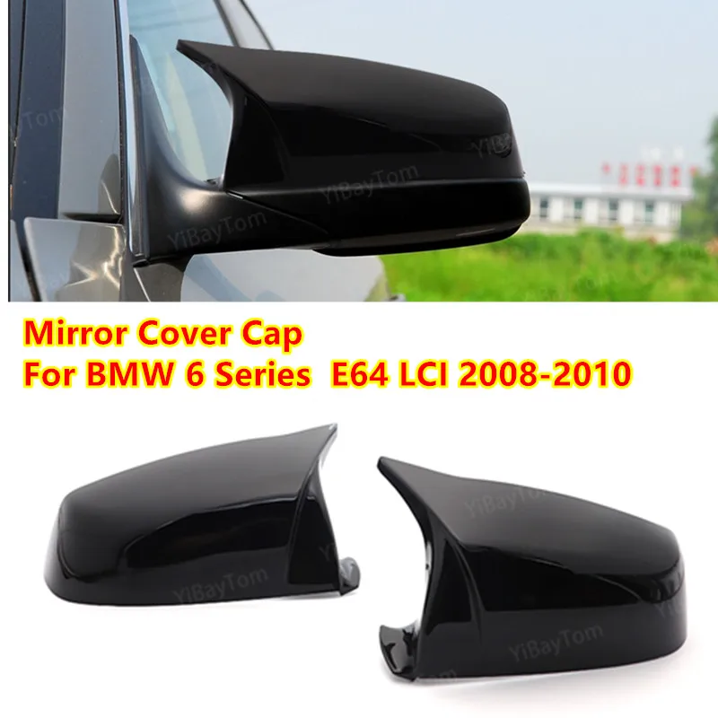 

Черный Цвет зеркала Кепки зеркало заднего вида Кепки оболочки для BMW серий 6 LCI 2008-2010