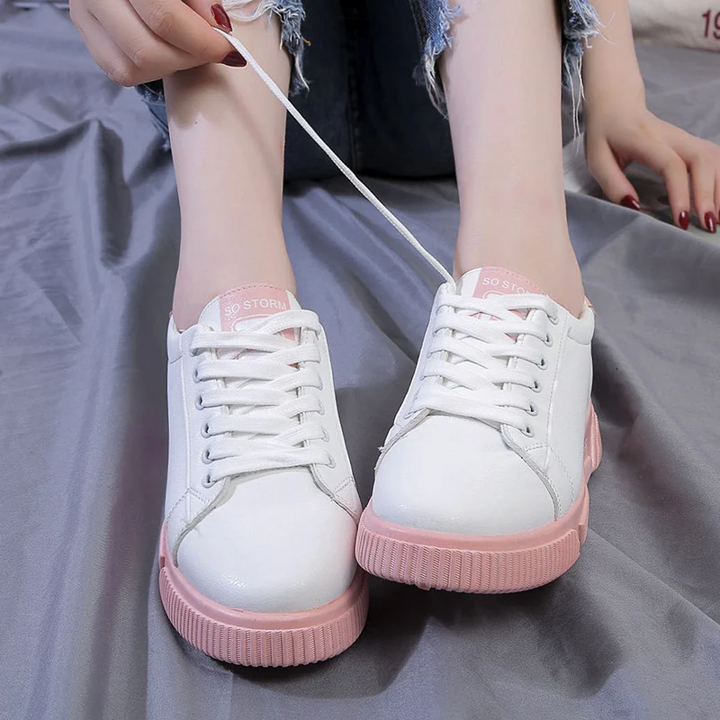 Sapato feminino zapatos mujer; коллекция года; женская обувь для тенниса; спортивная обувь; Tenis Blancos; кроссовки на плоской подошве для прогулок; Tenis Plataforma; дешево; 7