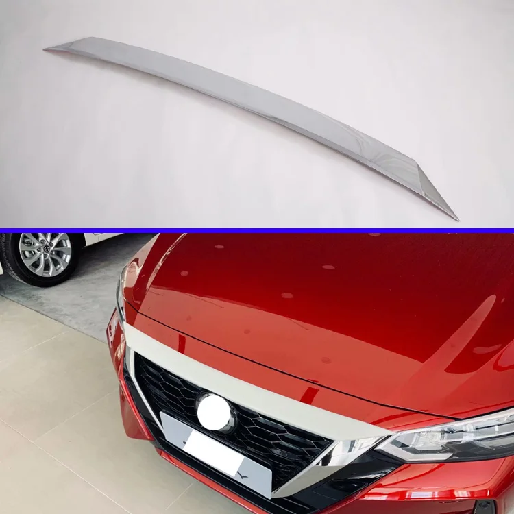 Для Nissan Sylphy B18 Sentra 2019 2020 автомобильные аксессуары ABS Хром передний капот решетка