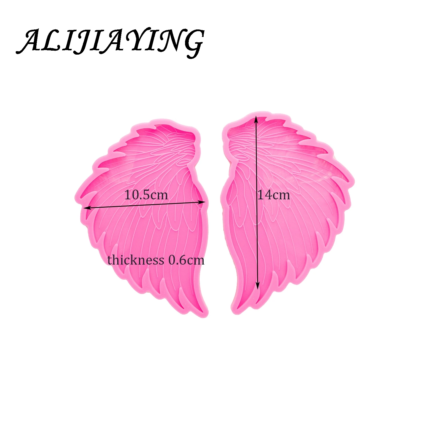 2 шт./компл. подставка ангельские перья форма из агатной смолы силиконовые формы