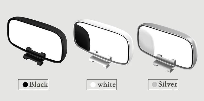 Автомобильное Зеркало HD Стекло для слепых зон Угловое регулируемое