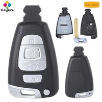 keyecu smart remote control car key shell case with 4 buttons for hyundai veracruz 2007 2008 2009 2010 2011 2012 95440 3j600