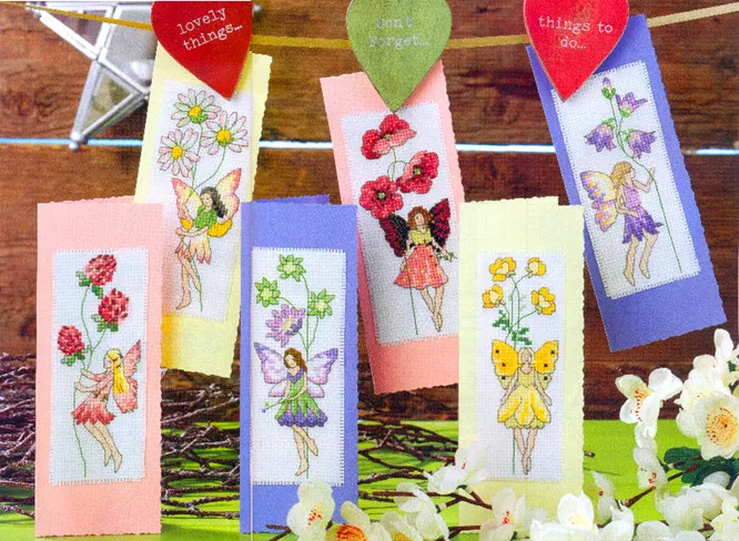 

BK061 Cross Stitch Kits Cross-stitch Set Floss Threads Plastic Canvas Bookmark Package Marker Diy Gift for Friends Christmas Kit