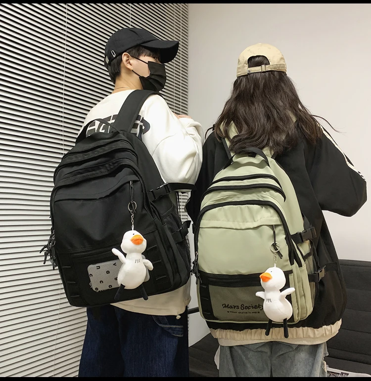 

BB213 Fashion Tide Brand Backpack Leisure Wild High School Students College Students Campus Travel Computer Backpack