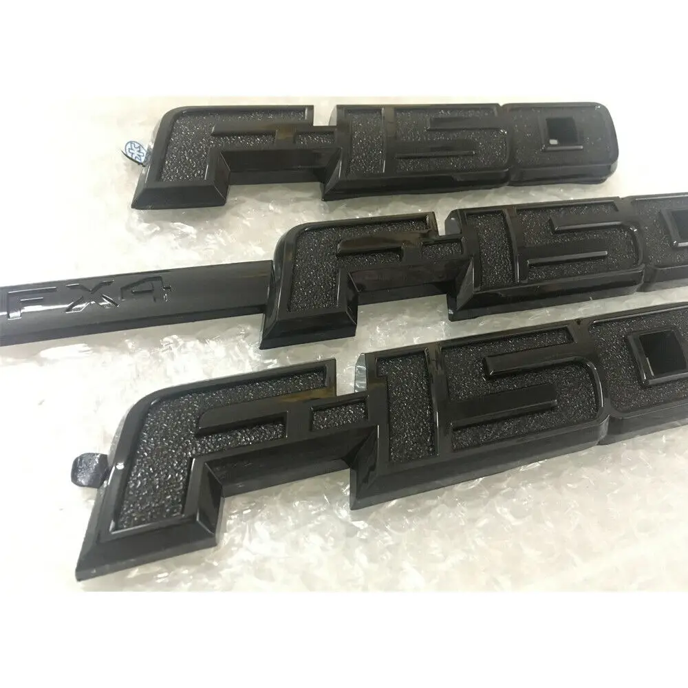 3 шт. OEM для детской эмблемы Fx4 задняя 3D Эмблема F150 черная красная | Автомобили и