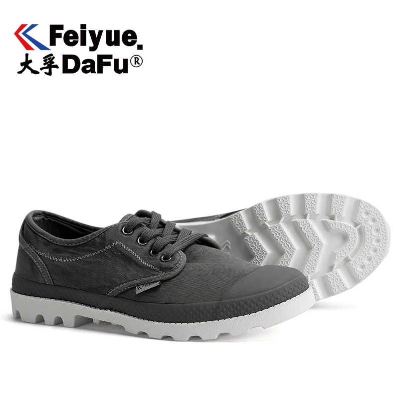 Feiyue/Новинка; парусиновая обувь; коллекция 698 года; рабочие туфли; Мужская и женская обувь; вулканизированные кеды; сезон осень; нескользящая пара; повседневная обувь на плоской подошве;