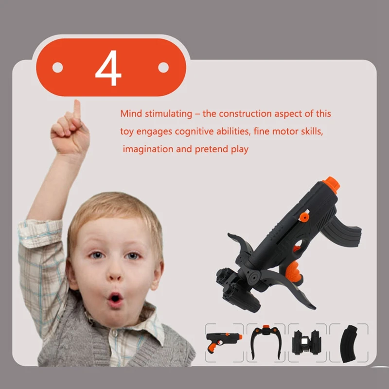 

MAGFUN Magnetic Construction DIY Assembled Toy Sets for Kids Boys 8-in-1 Magnetic Playset Toys B