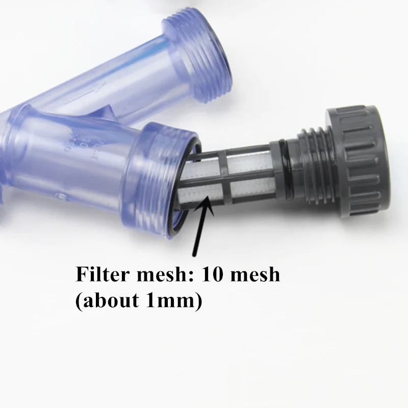 1 шт. прозрачный Y-образный фильтр из ПВХ для аквариума | Обустройство дома