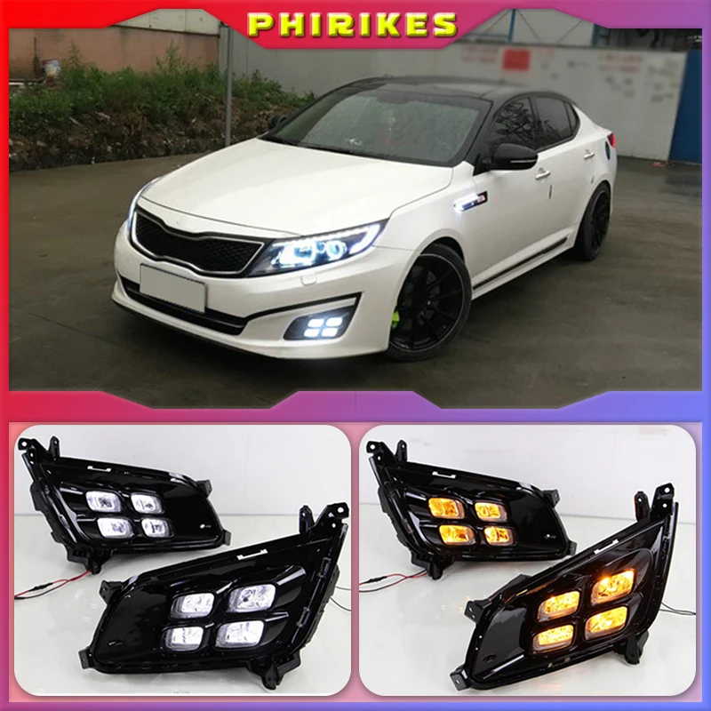 

2 шт. для Kia K3 Cerato 2018 2019 2020 светодиодные дневные ходовые огни 12 В Автомобильные ДХО Противотуманные фары Водонепроницаемые