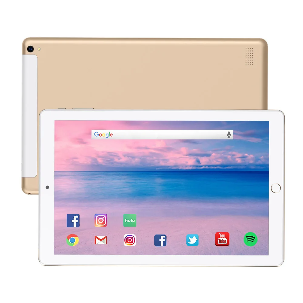 2021 NEW 10.1 inch Tablet Pc Quad Core Original Android 8.1 6GB RAM 128GB ROM IPS Dual SIM Phone Call Tab pc Tablets | Компьютеры и