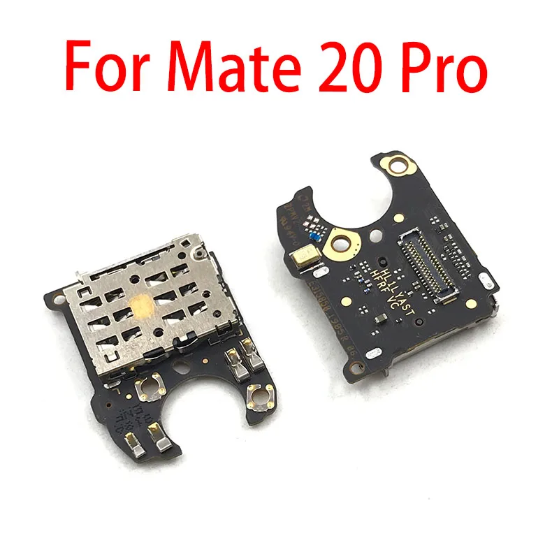 

10Pcs/Lot,SIM Card Reader Holder Connector Slot Flex Cable With Microphone Flex Cable For Huawei Mate 20 Pro