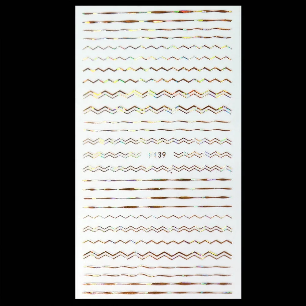 Monja, 5 цветов, хамелеон, дизайн ногтей, металл, самоклеющиеся, мульти линии, полосы, узоры, ленты, наклейки, сделай сам, декоративные наклейки для маникюра