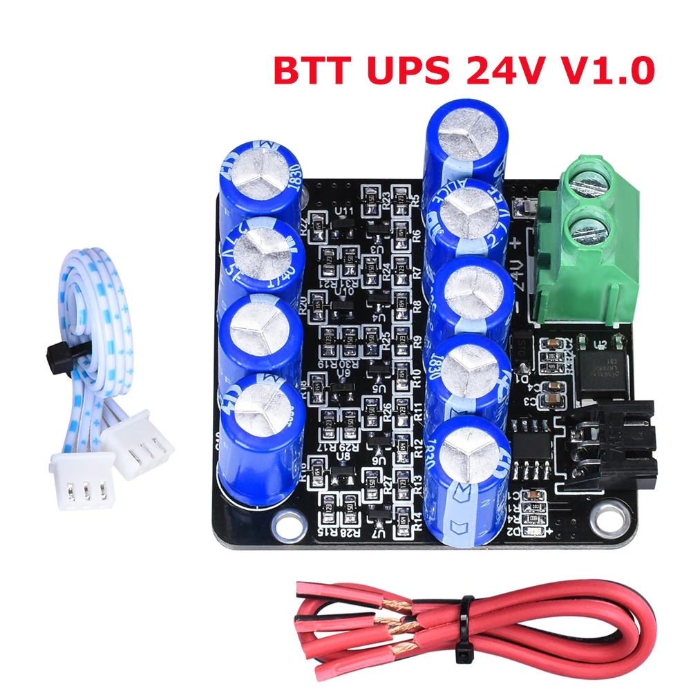 BTT UPS 24V V1.0 Resume Printing While Power Off Module Sensor MINI UPS V2.0 12V For SKR V1.3 Ender-3 CR-10 3D Printer Parts