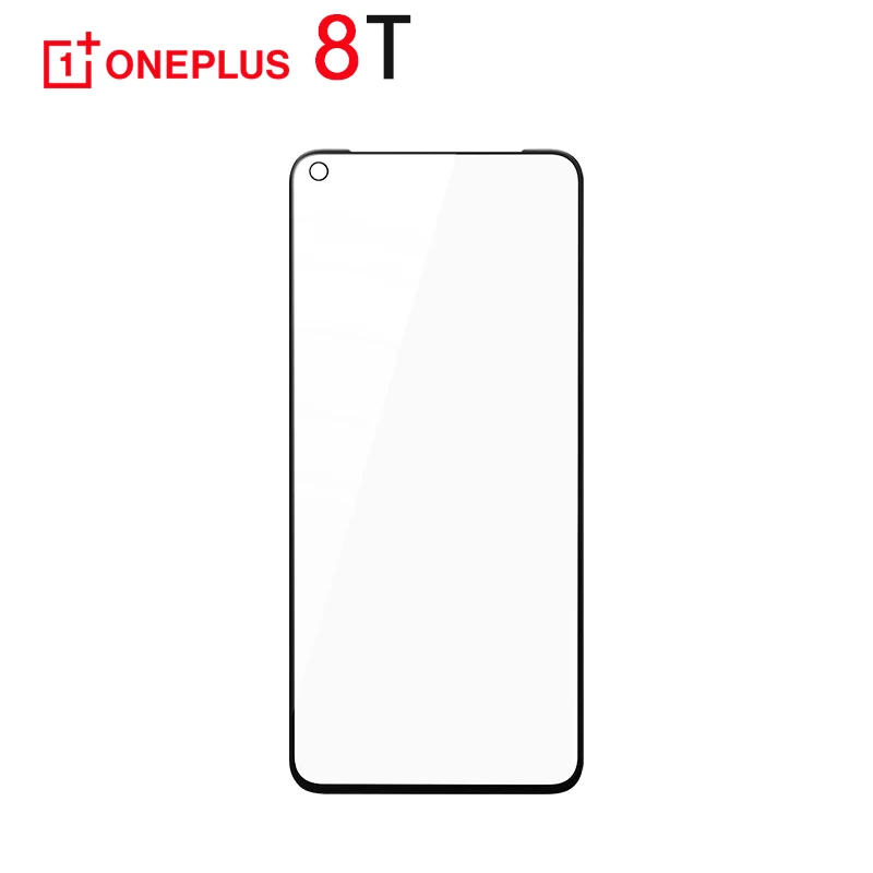 

Оригинальное закаленное 3d-стекло OnePlus 8T, защита экрана с изогнутыми краями, полное покрытие, идеально подходит для супержесткого олеофобног...