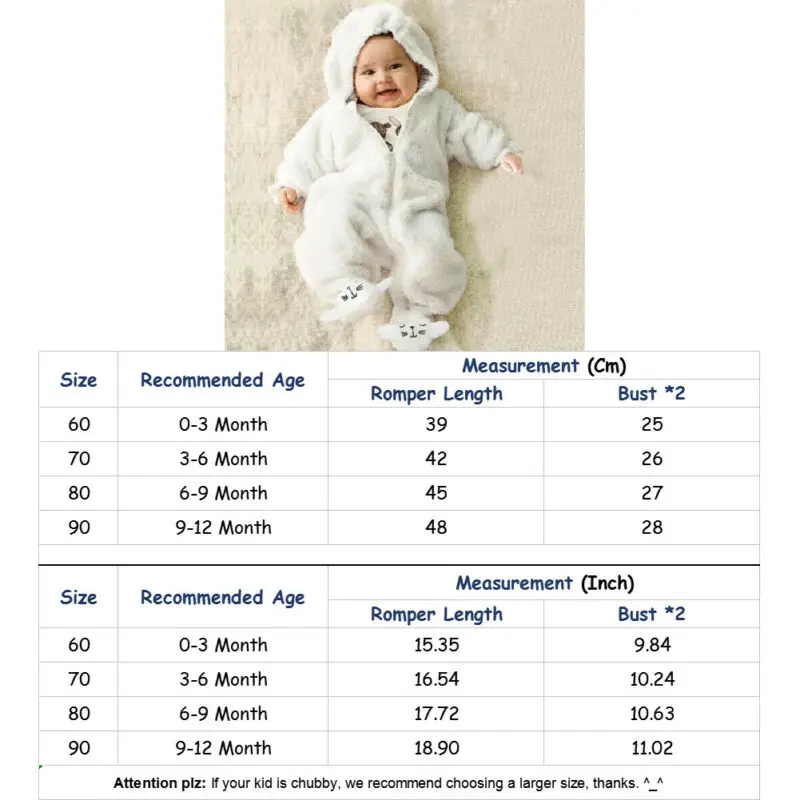 Goocheer Autumn Hooded Long Sleeve Jumpsuit Foot Solid White Pocket Boys Girls Clothing Outfits Clothes Newborn Baby Romper |