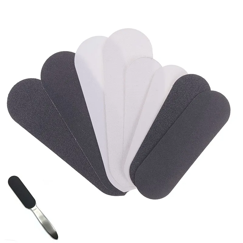 

10 шт., сменная наждачная бумага для педикюра, 2 размера