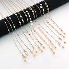 Цепочка для солнцезащитных очков Женская, нестандартная цепочка золотого цвета