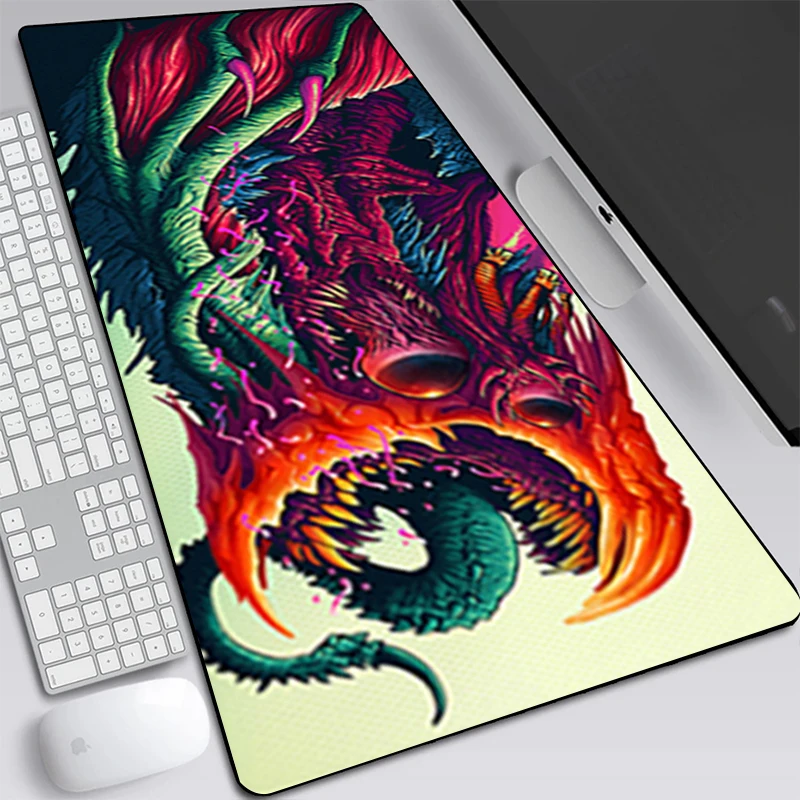 

Большой игровой коврик для мыши Onsmil 80x30 см XL Lockedge, компьютерный игровой коврик для клавиатуры CS GO, коврик для мыши Hyper Beast, Настольный Коврик Д...