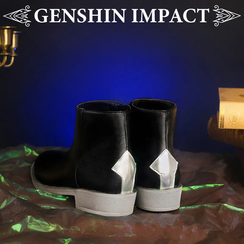 

Genshin Impact Albedo Cosplay Shoes Male Game Cosplay Boots