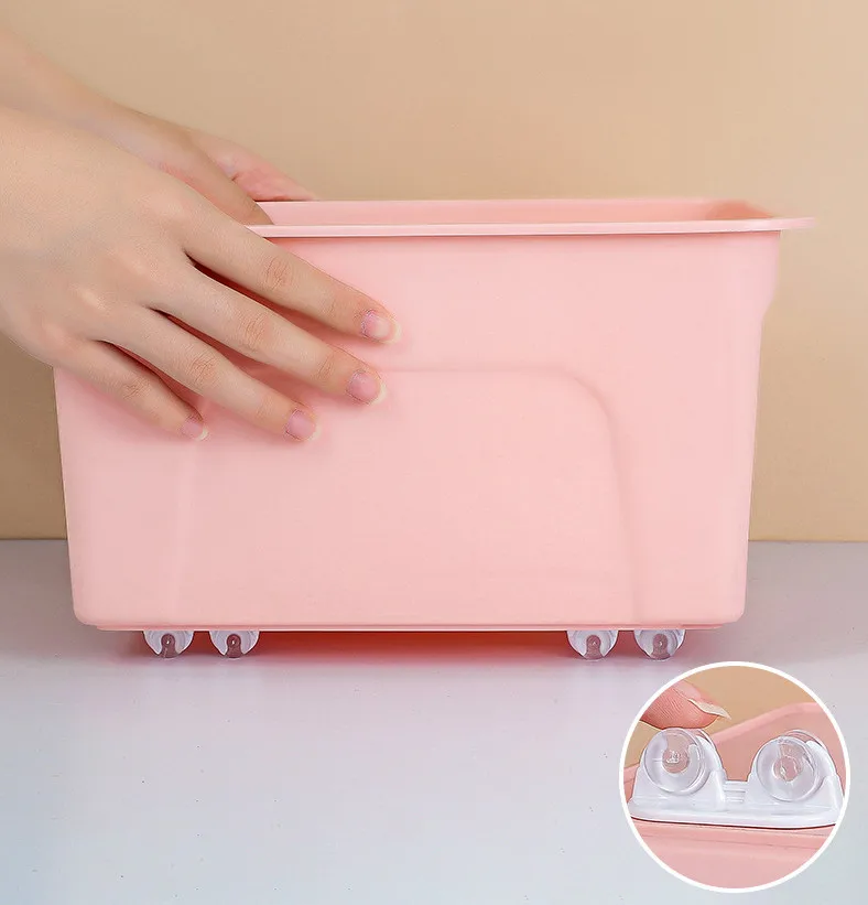 4PCS/Set Can Be Pasted Stickable Wheels For Heavy Boxes Garbage Trash The Bottom Pulley Home Accessories | Обустройство дома