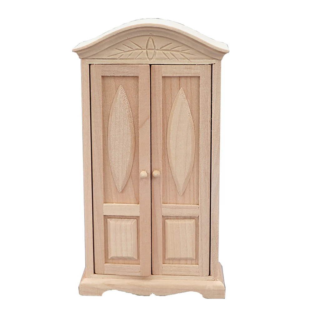 

Миниатюрные аксессуары для кукольного домика, модель мини деревянного шкафа, имитация кабинета, мебель для украшения кукольного дома, моде...