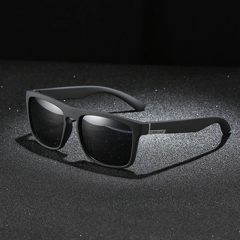 

Fashion Classic Trend Square Frame Polarized Sunglasses For Men Brand Design Male Driving Fishing Party UV400 Polaroid Glasses