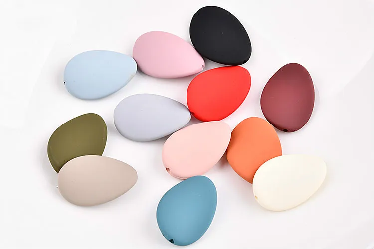 ABS матовая резиновая краска с прямым отверстием специальные бусины в виде тыквы