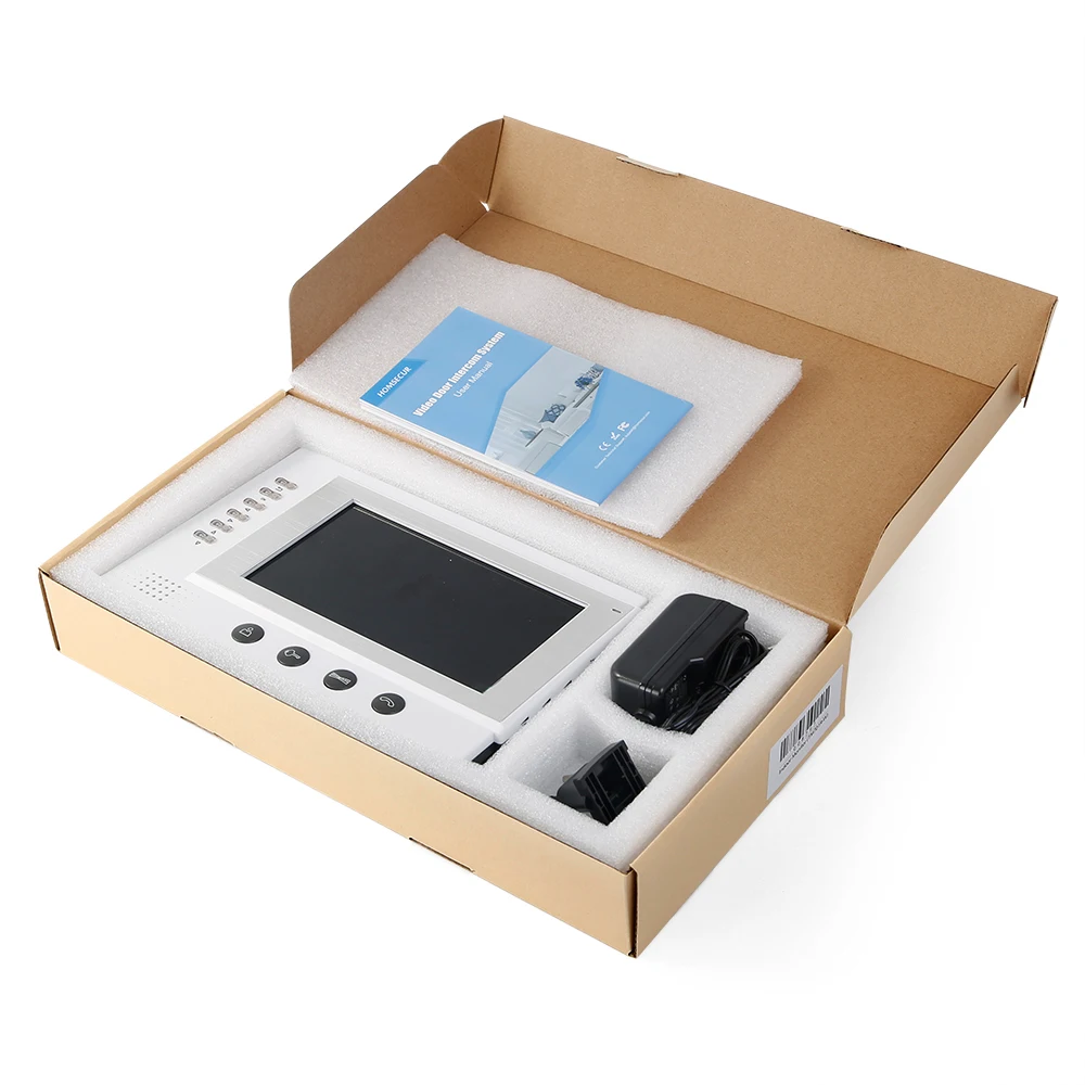 HOMSECUR TM701R W 7 дюймовый цветной экран внутренний монитор с записью и фотосъемкой для