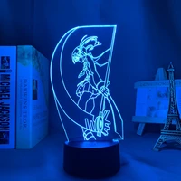 anime 3d lamp soul eater maka albarn led night light for home room decor nightlight birthday gift soul eater neon light