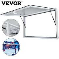 vevor concession stand trailer serving window multi size awning food truck service door aluminum alloy lightweight bbq outdoors