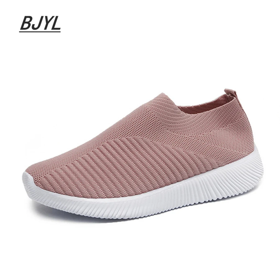 Новинка 2021 вязаные носки кроссовки Женская Вулканизированная