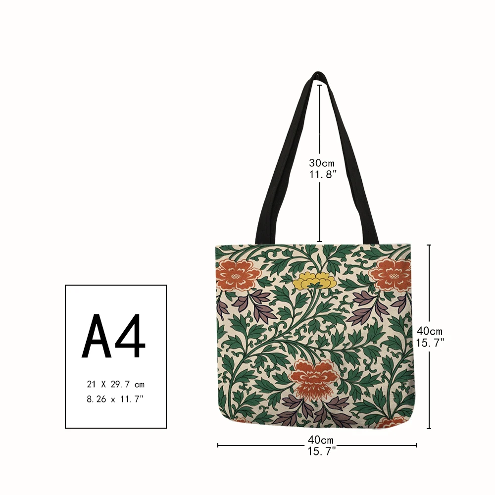 Изысканная красочная сумка с цветочным принтом повседневная практичная женская