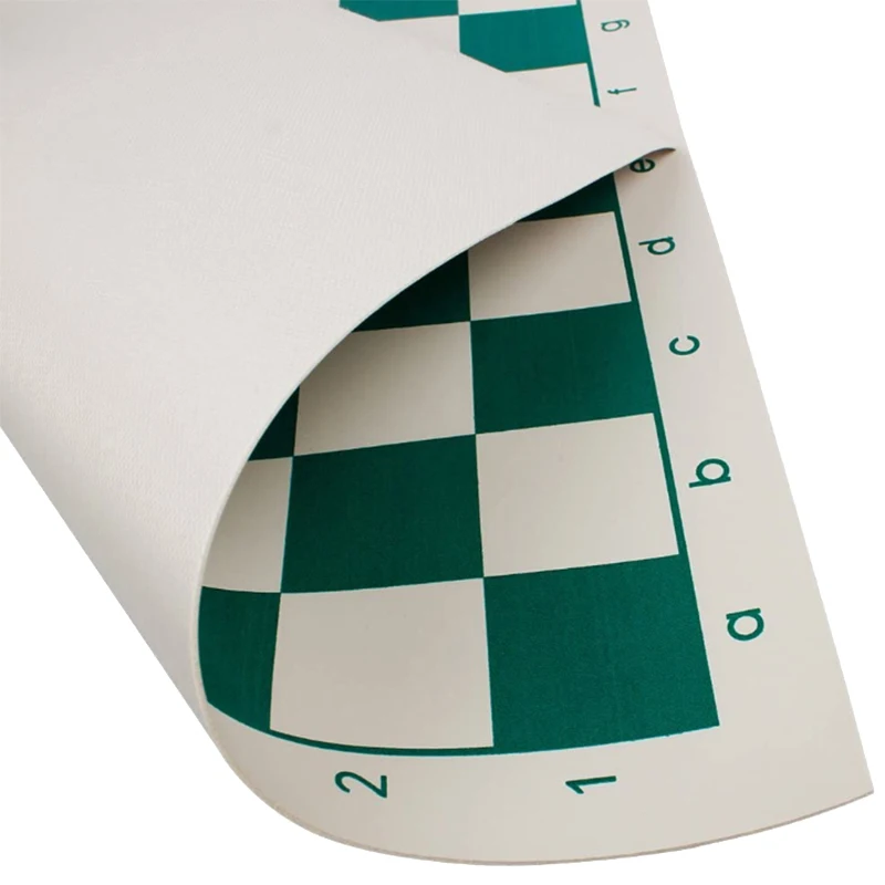 

Tournament Travel Chess Set Roll Up, Weighted Vinyl Chess Board Game Set in Carry , Chess Set for Kids and Adults 43 x 8cm