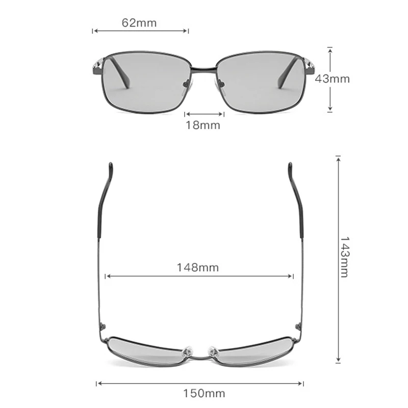 

Men Photochromic Sunglasses Polarized Driving Chameleon Glasses Male Change Color Sun Glasses Day Outdoor Sports Driver Goggles