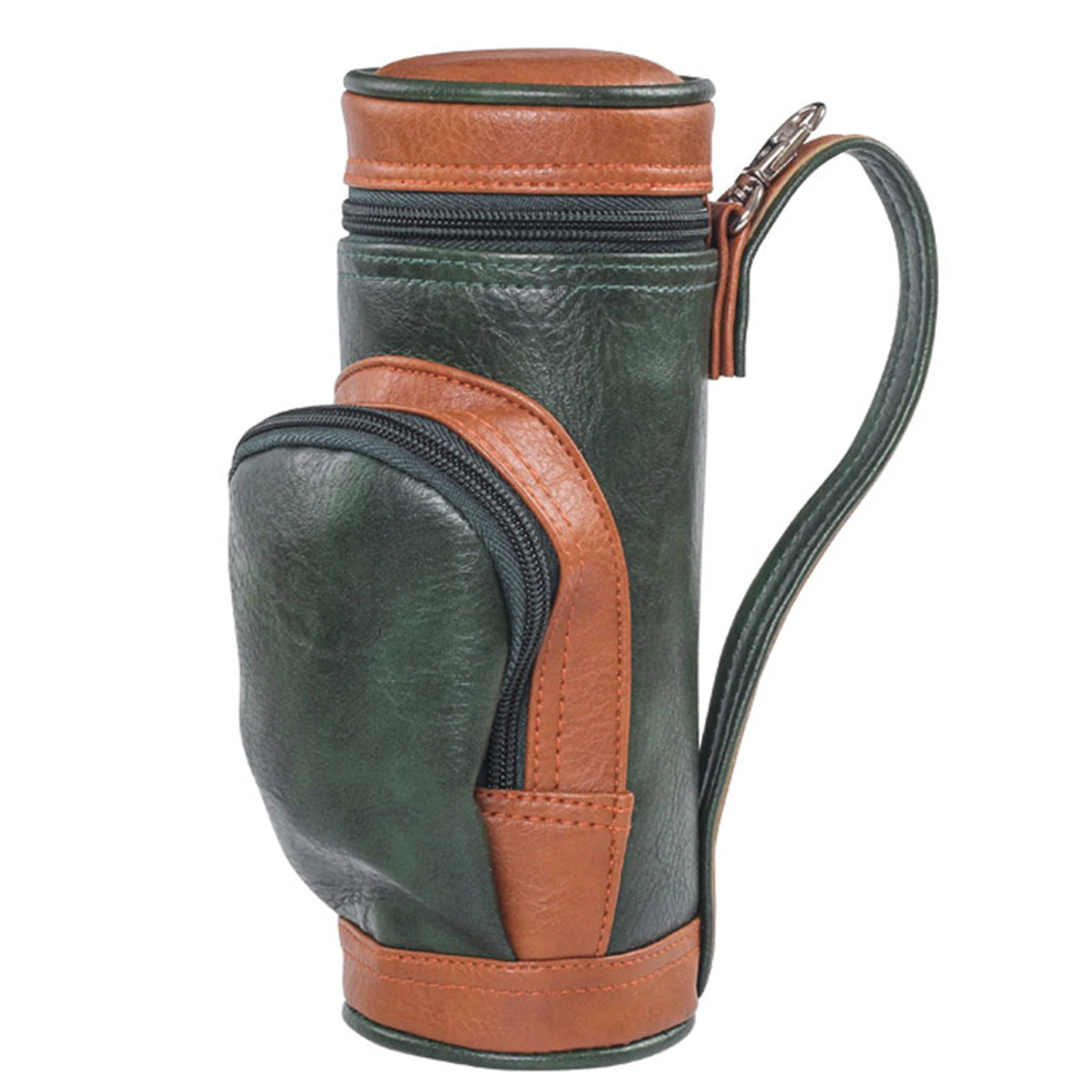

Golf Cigar Bag Portable PU Leather Cigar Case Holder With Cigar Cutter Fit Cigars Accessories For Party Wedding