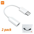 Оригинальный аудиокабель Xiaomi 3,5 с разъемом Usb C на 3,5 мм Aux адаптер Mi 11 10t Pro 5g 10 9 SE 8 Black Shark 2 Mix 3 Type C адаптер