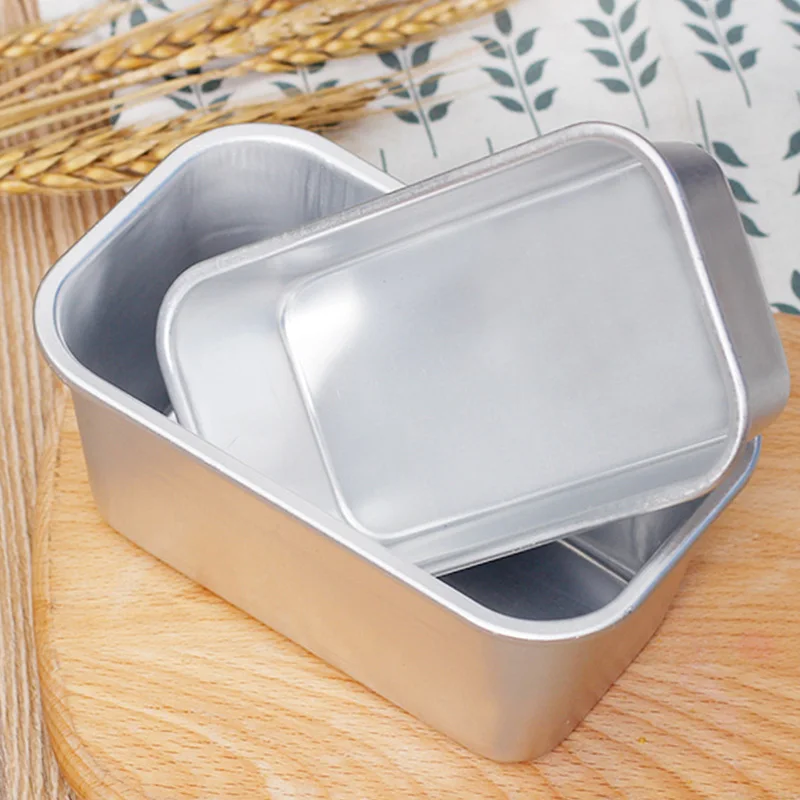 

1PC 5 Sizes Rectangle Cake Mold Aluminum Nonstick Alloy Kitchen Bread Toast DIY Large Loaf
