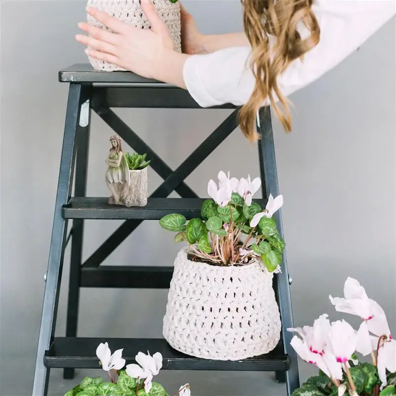 

1PC Resin Garden Pots Planters Flower Pot Flower Jar Fairy Shaped Planter Resin Craft Gardening Plant Pot For Desk Room