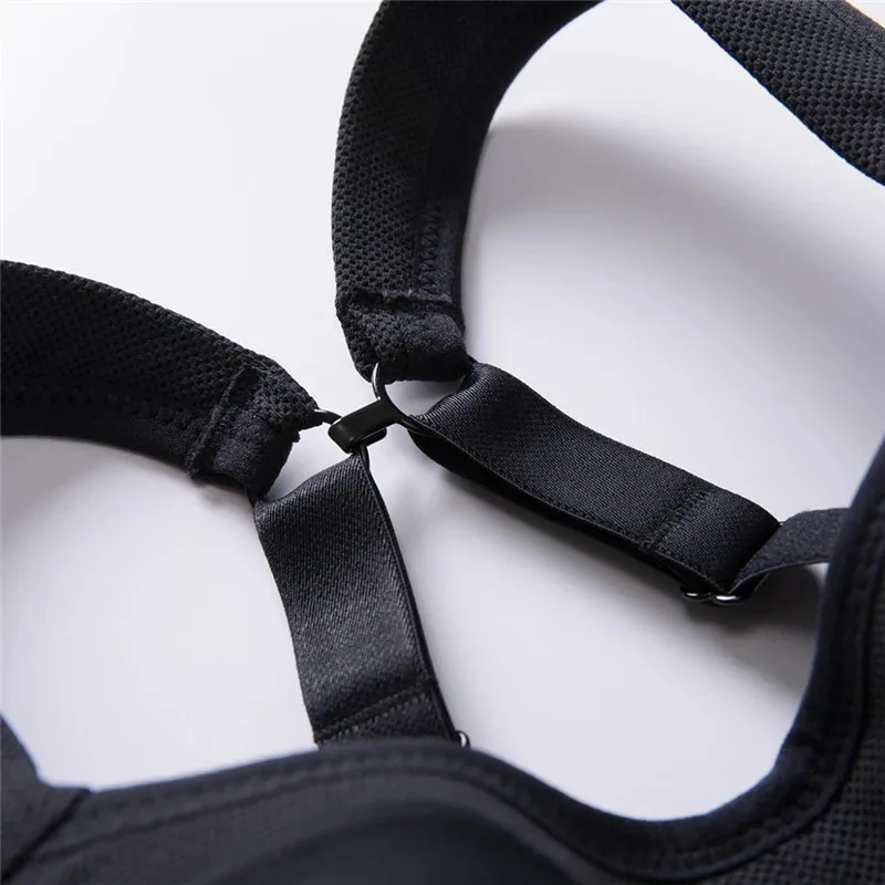 

Hjwsfdcai Women's Full Support Padded Mesh Sports Bra High-impact Underwire Sports Bra Underwear Suitable For Active Running Bra