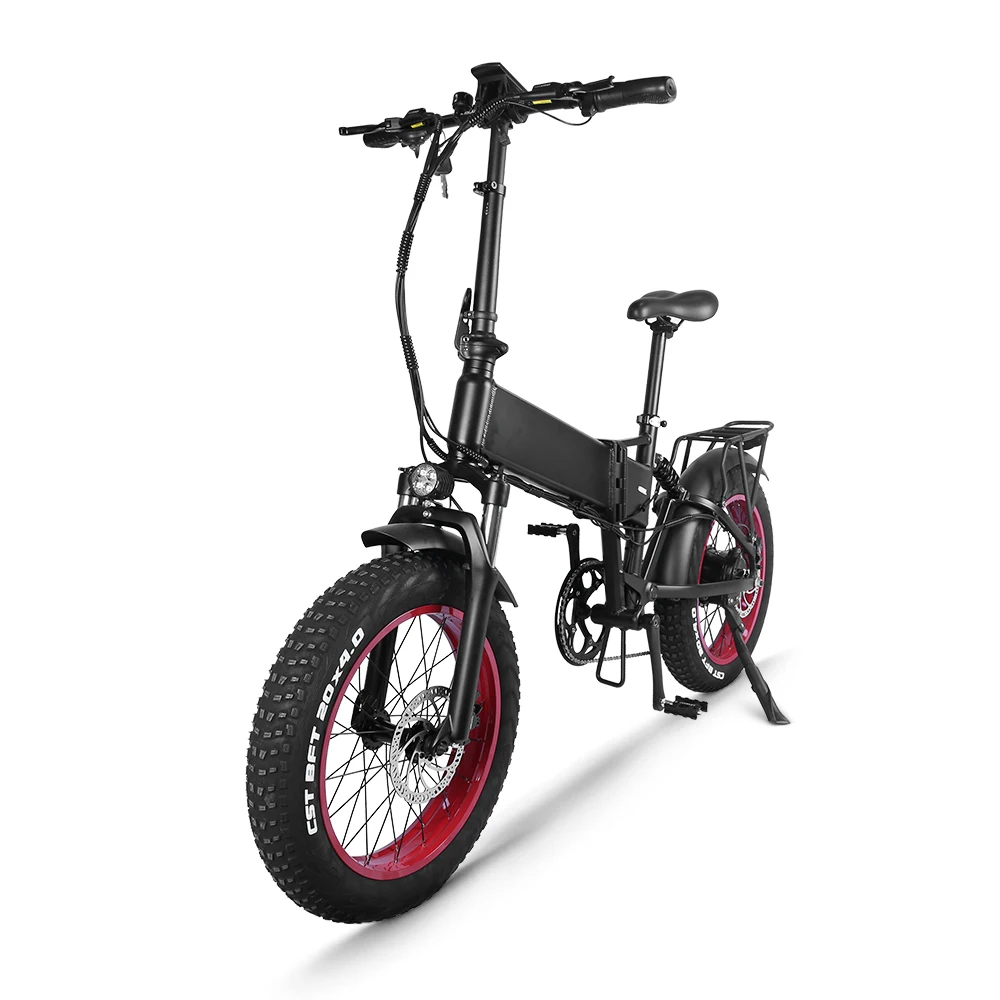Billig Elektrische Bike 750W 4,0 Fett Reifen Elektrische Fahrrad Beach Cruiser Bike Booster Bike 48V Lithium-Batterie Folding Mens Frauen Ebike